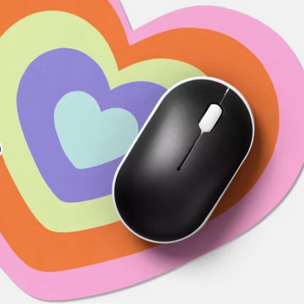One HeyDay novelty mouse pad NEW choice of heart, butterfly, shark, strawberry - Picture 3 of 9